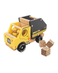 Large Wooden Construction Truck