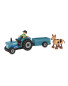 Large Wooden Tractor & Trailer