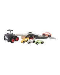 Large Wooden 2 Level Car Carrier