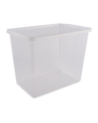 80 Litre Storage Box - Clear
