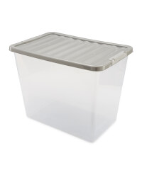 80 Litre Storage Box - Grey