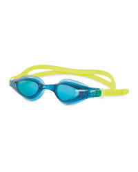 Crane Kids' Lime/Blue Swim Goggles