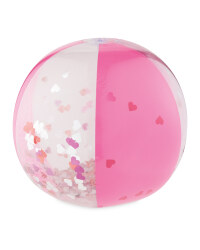 Crane Pink Glitter Inflatable Ball
