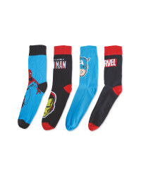 Men's Marvel Socks 4 Pack
