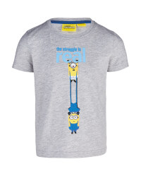 Children's Grey Minions Shirt
