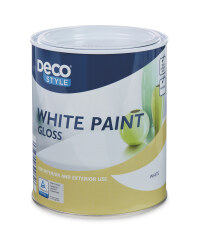 Deco Style White Silk Gloss Paint
