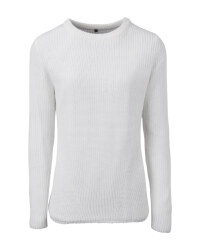 Ladies' Off-White Knitted Jumper