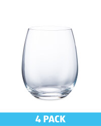 Stemless Red Wine Glasses 4 Pack