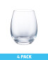 Stemless White Wine Glasses 4 Pack