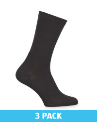 Black Diabetic Friendly Socks 3 Pack