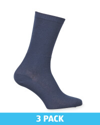 Navy Diabetic Friendly Socks 3 Pack