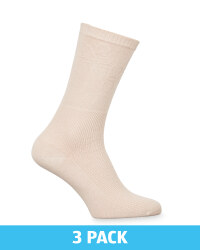 Nude Diabetic Friendly Socks 3 Pack
