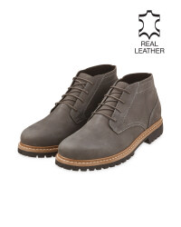 Avenue Men's Grey Desert Boots