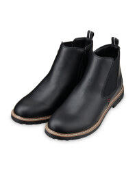 Avenue Men's Black Chelsea Boots