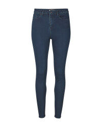Ladies' Indigo High Waisted Jeans