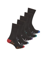 Men's Multicolour Sole Striped Socks