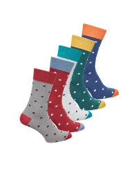 Men's Multicolour Spot Socks