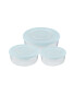 Turquoise Round Tubs 3 Pack
