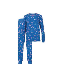 Kids' Organic Blue Rainbow Pyjamas