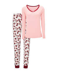 Avenue Rose/Red Ladies' Pyjamas