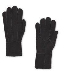 Ladies' Black Lambskin Gloves