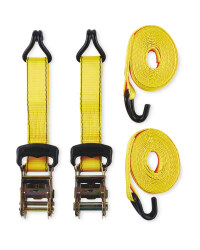 Auto XS Ratchet Tie-Down Set 2 Piece