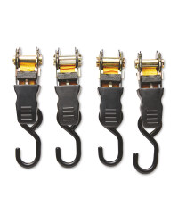Auto XS Ratchet Tie-Down Set 4 Piece