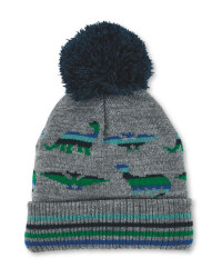 Crane Kids' Dinosaur Knit Beanie