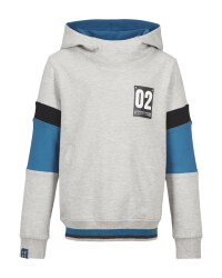 Lily & Dan Boy's Grey Marl Hoody