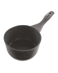 Black Marble Effect 16cm Saucepan