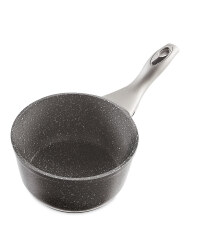 Grey Marble Effect 16cm Saucepan