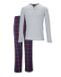 Avenue Men's Grey/Blue Pyjamas