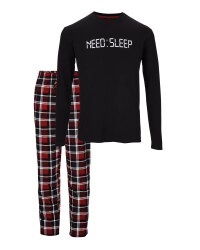 Avenue Men's Need Sleep Pyjamas
