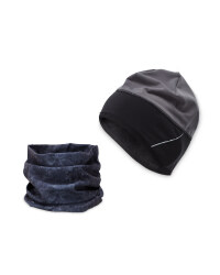 Crane Grey Hat & Snood Set