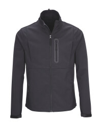 Crane Black Softshell Fishing Jacket