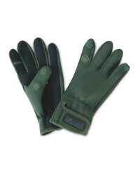 Crane Green One Fold Fishing Gloves