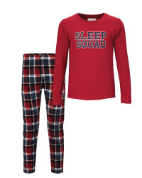 Lily & Dan Kids' Red/Blue Pyjamas