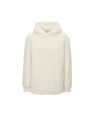 Avenue Ladies' White Borg Hoody