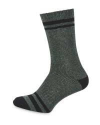 Crane Green Short Fishing Socks