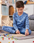Lily & Dan Kids' Blue Robot Pyjamas