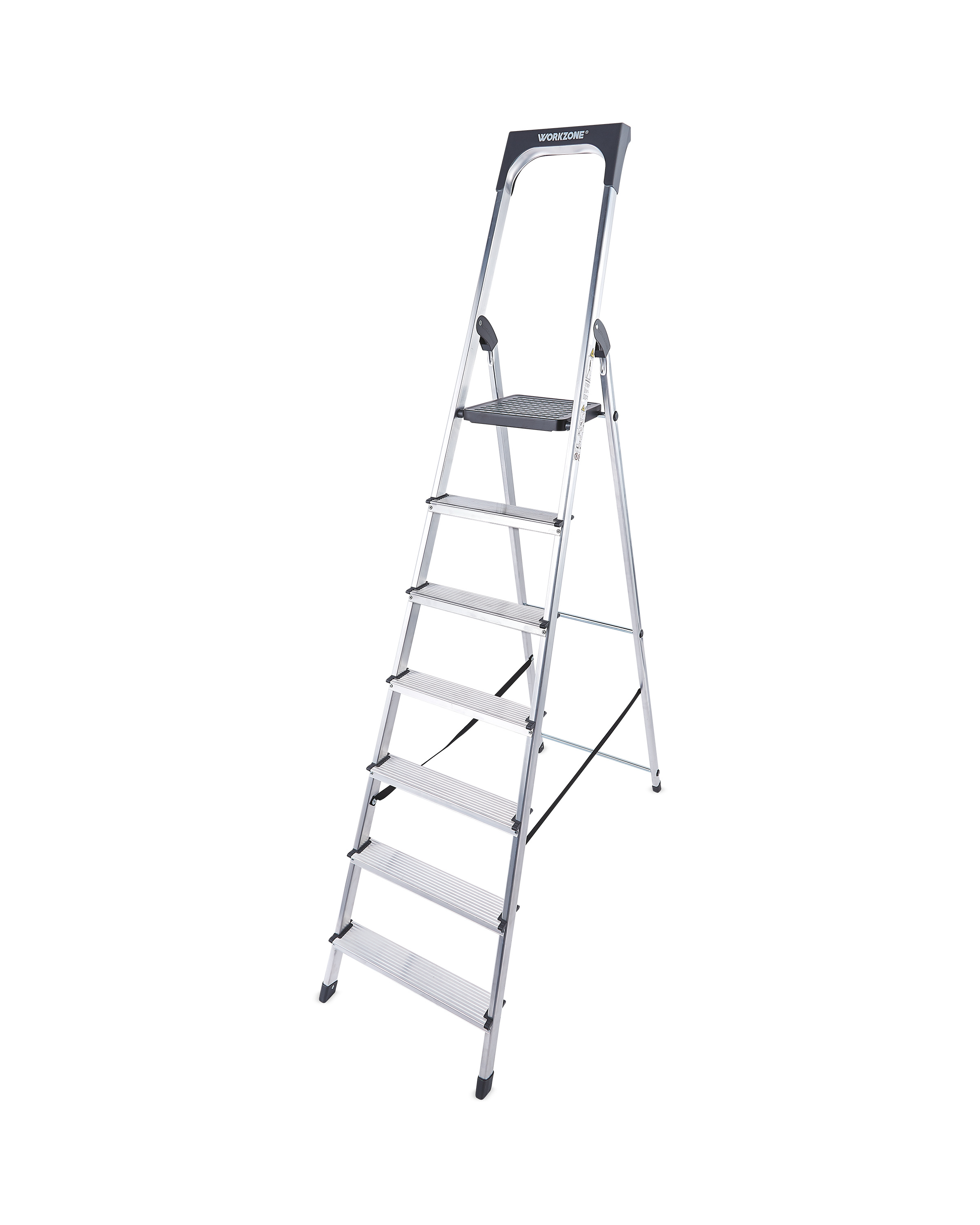 Onrecht Geruststellen draadloos Workzone 7 Step Aluminium Ladder - ALDI UK