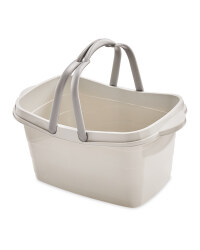 Cool Grey Full Walls Shopping Basket