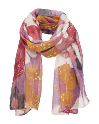 Avenue Floral Sequin Scarf