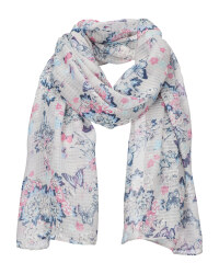 Avenue Waffle Butterfly Scarf