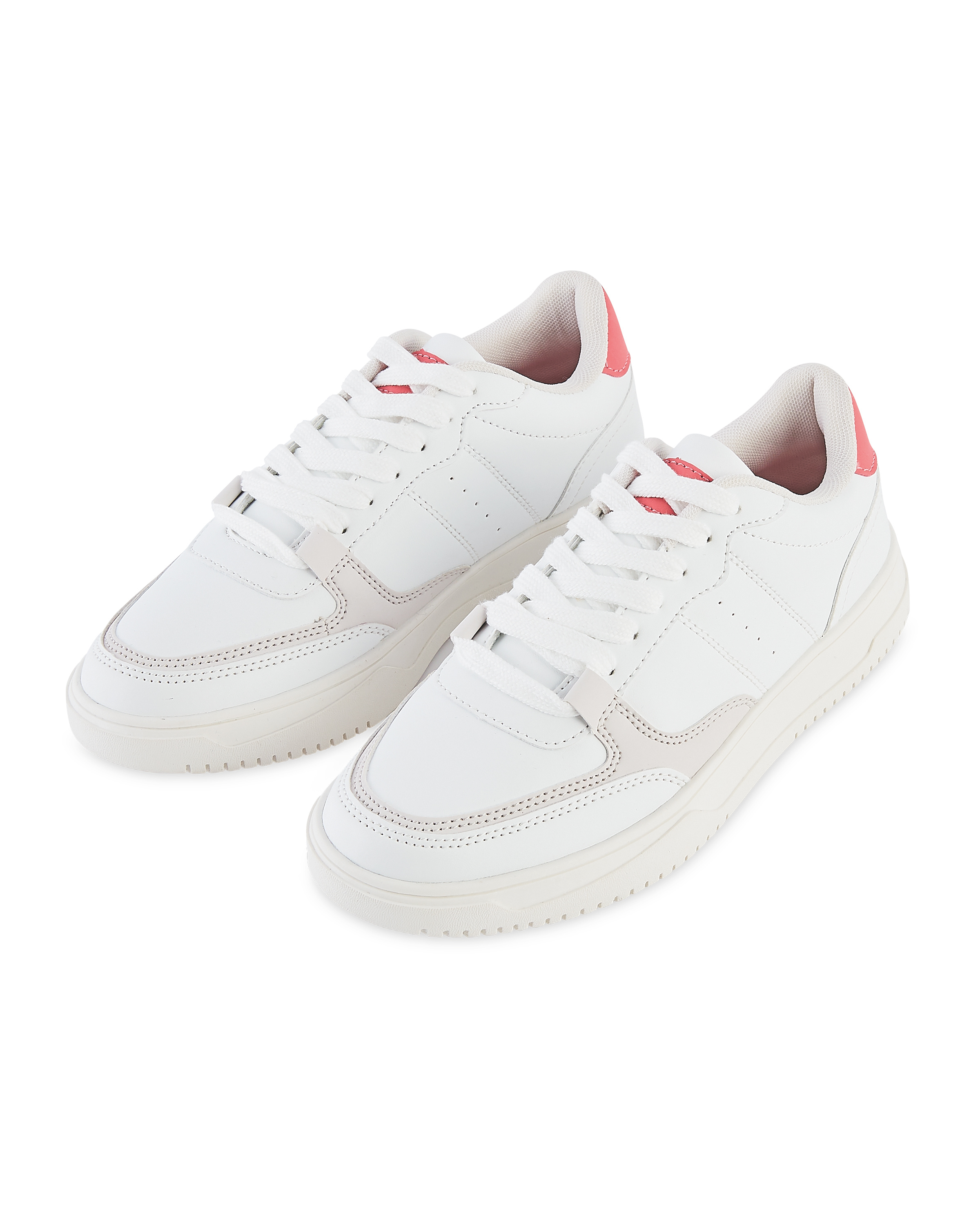 Avenue Ladies' White Chunky Trainers
