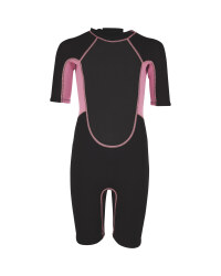 Grey & Pink Childrens' Short Wetsuit