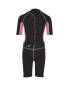 Grey & Pink Childrens' Short Wetsuit