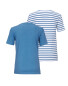 Kids' Blue Stripe Twin Pack T-Shirt