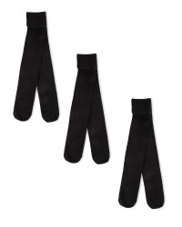 Girl's Black Tights 3 Pack