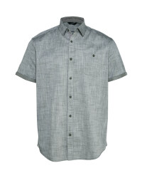 Avenue Men's Grey Casual Shirt
